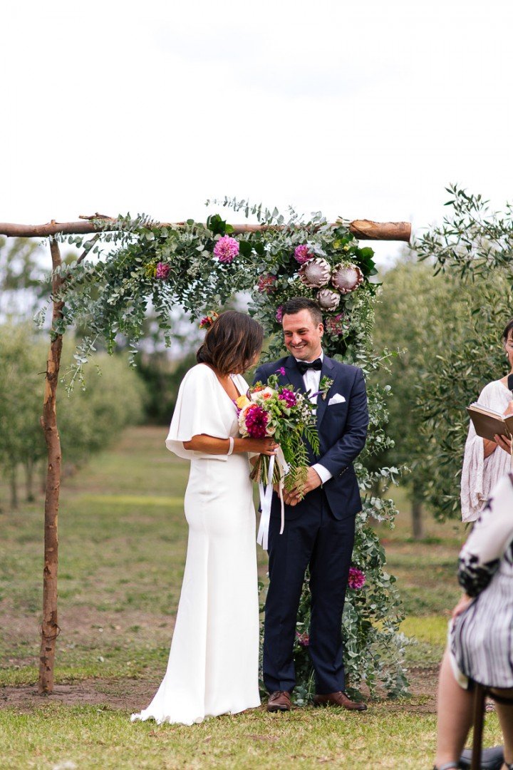 Real Wedding - Louise & Michael, Mannerim VIC - Ivory Tribe
