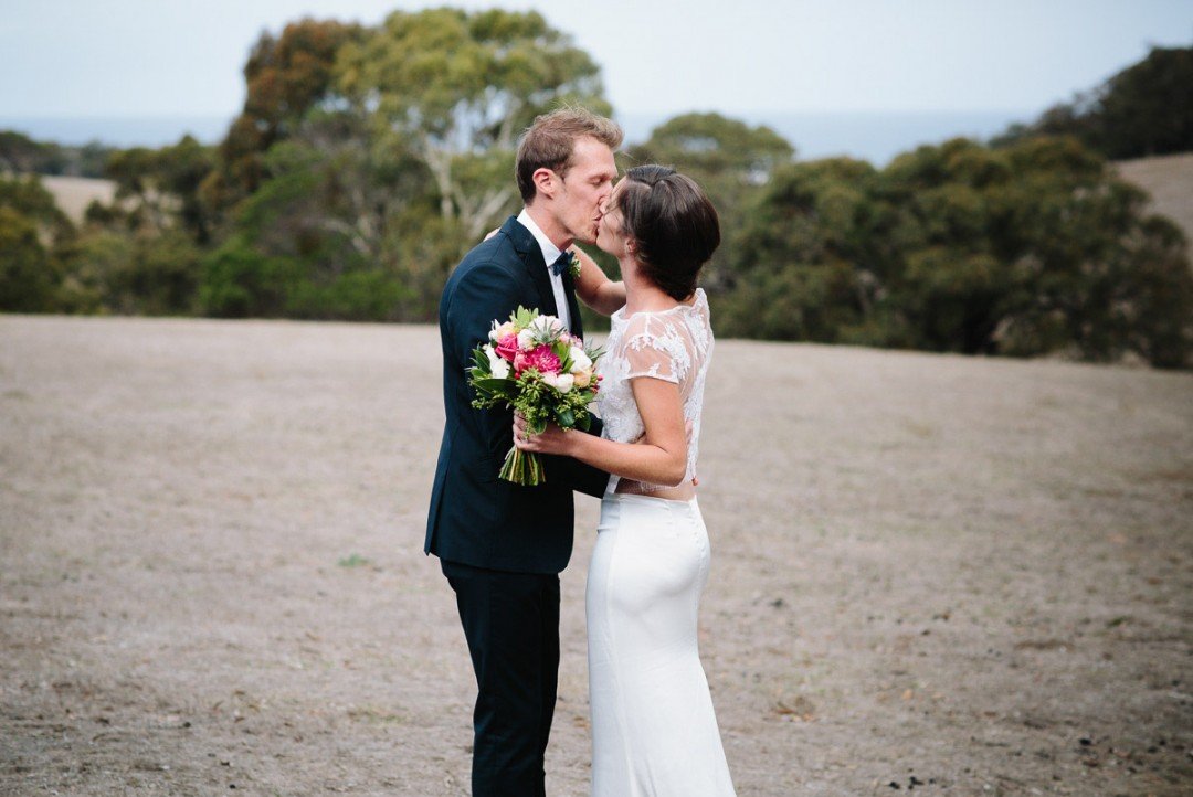 Real Wedding - Lucy & Shane, Anglesea VIC - Ivory Tribe