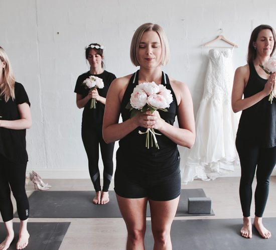 Wedding mornings done differently with I do yoga