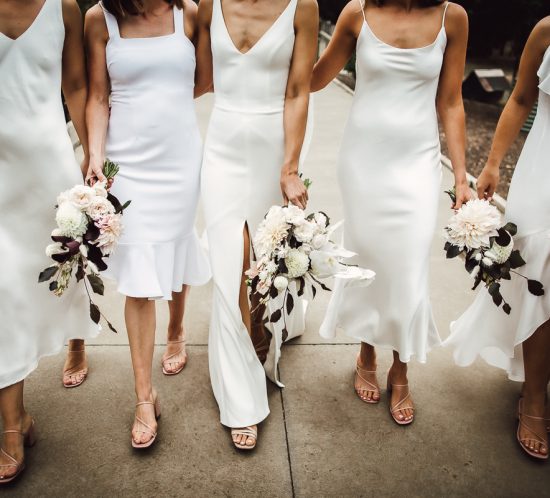 On a lighter note – Ivory bridesmaid dress trend