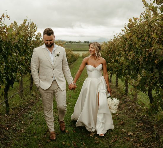 Real Wedding – Brennah and Trent, Yarra Glen VIC